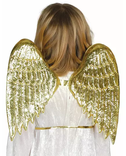 Ailes d'ange dorées enfant