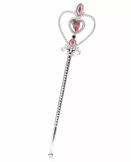 Baguette princesse coeur rose argent adulte et enfant
