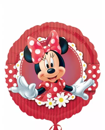 Rode Minnie™ folie ballon