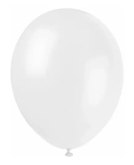 12 Ballons blancs 28 cm