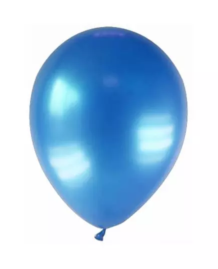 12 gemetalliseerde donkerblauwe ballonnen