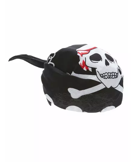 Bandana têtes de mort et chaine adulte