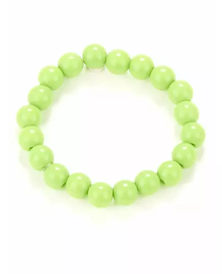Bracelet perles vertes adulte
