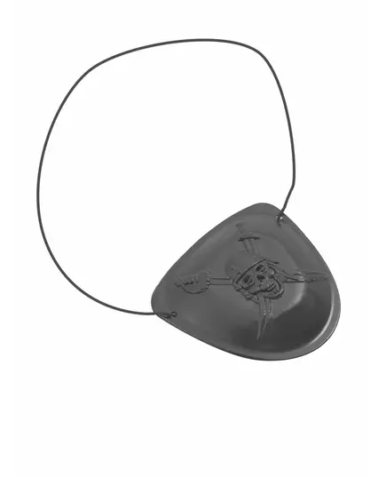 Cache œil pirate noir adulte 7x5cm
