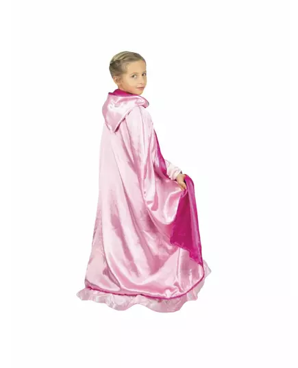 Luxe roze omkeerbare prinsesscape voor kinderen