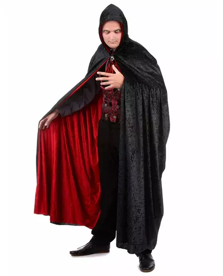 Deluxe fluweelachtige cape voor volwassenen