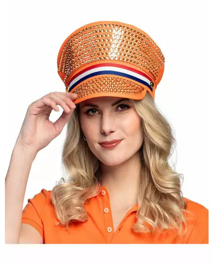 Casquette à strass Hollande adulte
