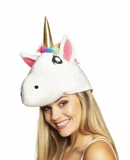 Chapeau tête de licorne adulte