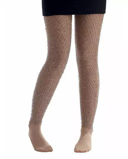 Collants chair avec poils adulte