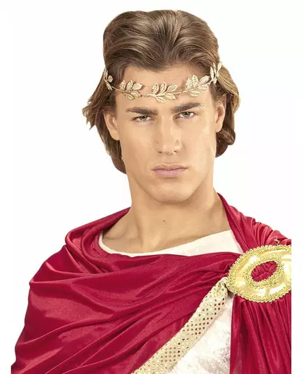 Goudkleurige Romeinse laurierkrans voor volwassenen