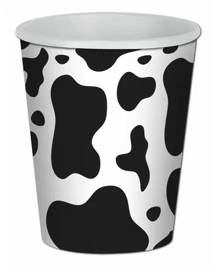 8 Gobelets en carton peau de vache 266 ml