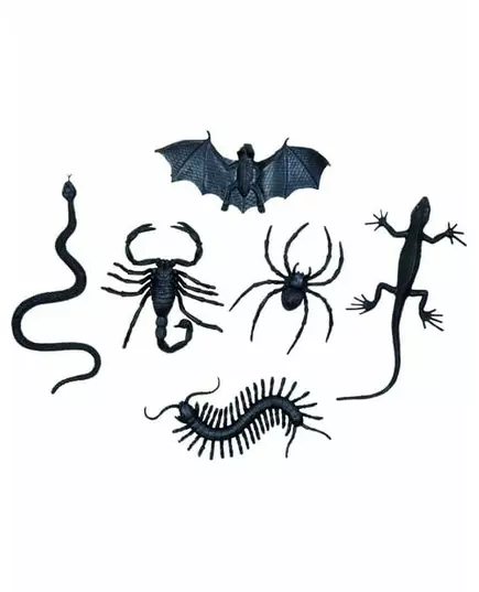 6 Décorations petites créatures Halloween