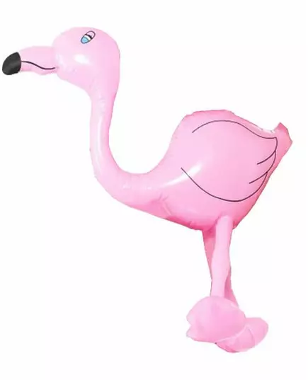 Flamant rose gonflable 60 cm
