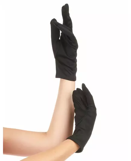 Zwarte getailleerde handschoenen voor volwassenen