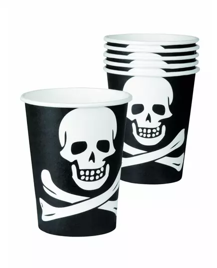 10 gobelets tête de mort