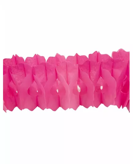 Guirlande papier fuchsia 15cm x 4m