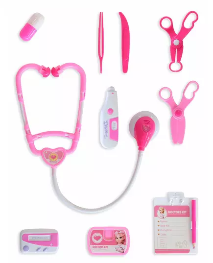 Dokters set 10 stuks roze