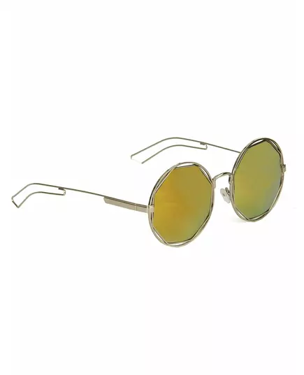 Lunettes rondes rétro métalliques argentéesadulte