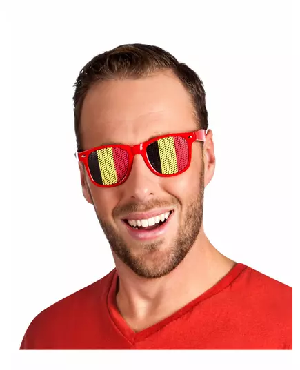 Bril België supporter volwassene