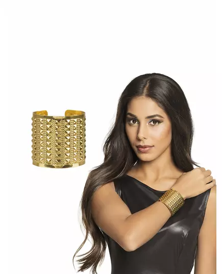 Goudkleurige koningin armband voor volwassenen