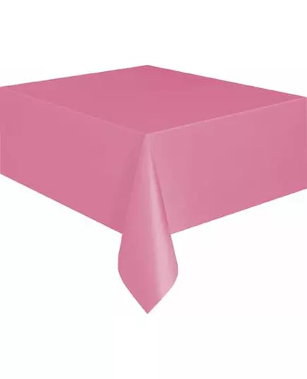 Roze plastic tafelkleed