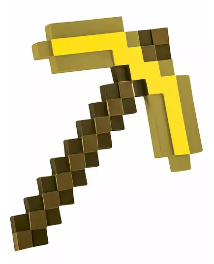 Goudgeel Minecraft™ pikhouweel voor kinderen