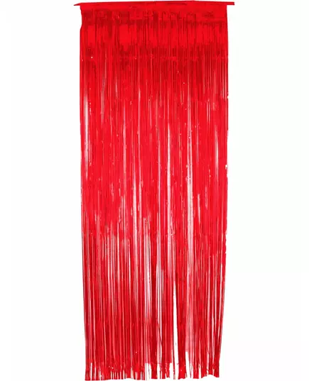 Rideau scintillant rouge