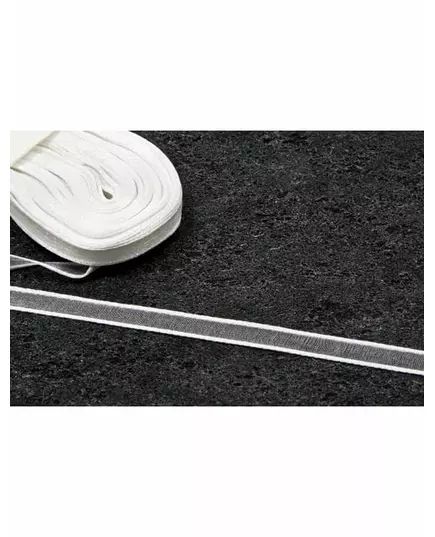 Ruban fin en organza blanc 10 m