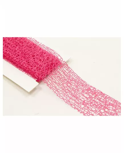 Ruban fantaisie fuchsia 4 cm x 3 m
