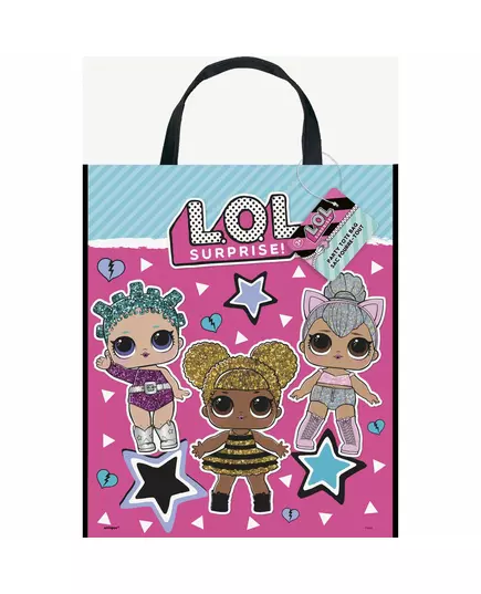 Sac cadeaux en plastique LOL Surprise™ 30 x 38 cm