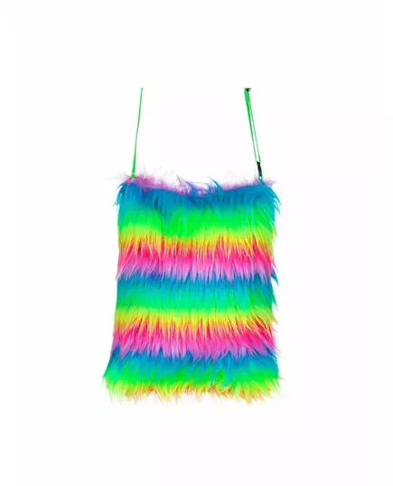 Sac en peluche multicolore