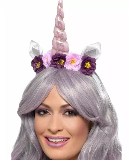 Serre-tête licorne violette adulte