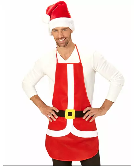 Rood kerst schort