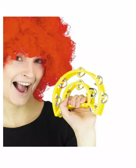 Tambourin jaune 40 cm