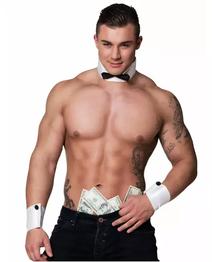 Tour de cou et manchettes strip teaser sexy homme