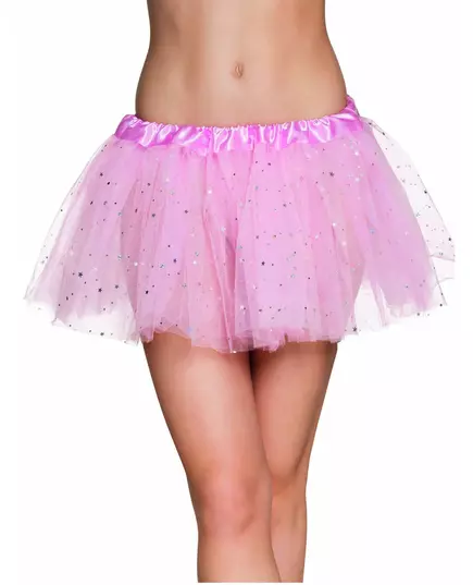 Tutu rose étoile scintillante femme