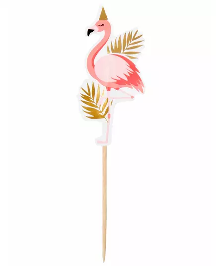 12 Pics en bois Flamant Tropic 13 cm