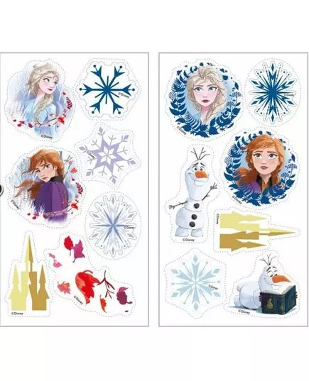 12 Mini disques en sucre La Reine des Neiges™ 3,4 cm