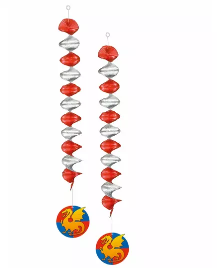 2 ridder hangdecoraties