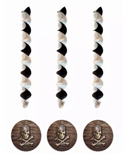 3 piraten decoraties 81 cm