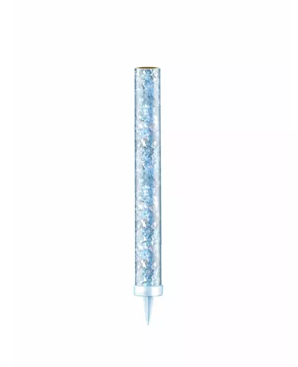 Lot de 3 fontaines de glace argentées 12 cm