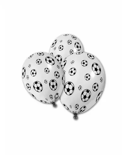 5 voetbalballonnen