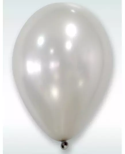50 zilverkleurige metallic ballonnen