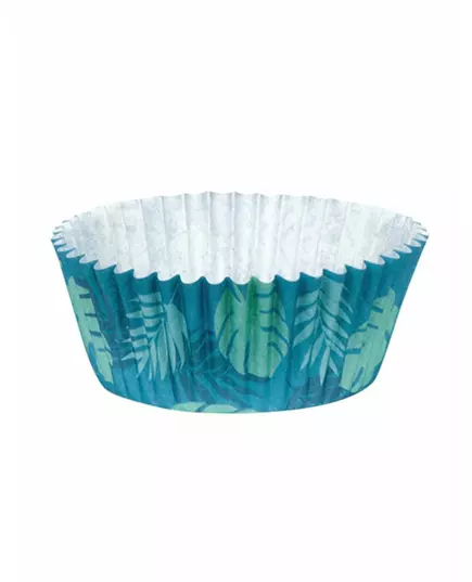 50 Flamingo Tropic papieren cupcakevormpjes 6,5 cm