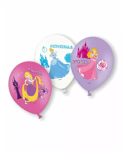 6 Ballons en latex Disney Princesses™ 28 cm