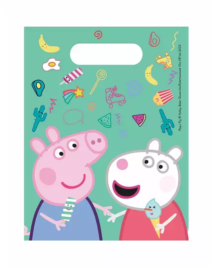 6 Sacs cadeaux Peppa Pig™