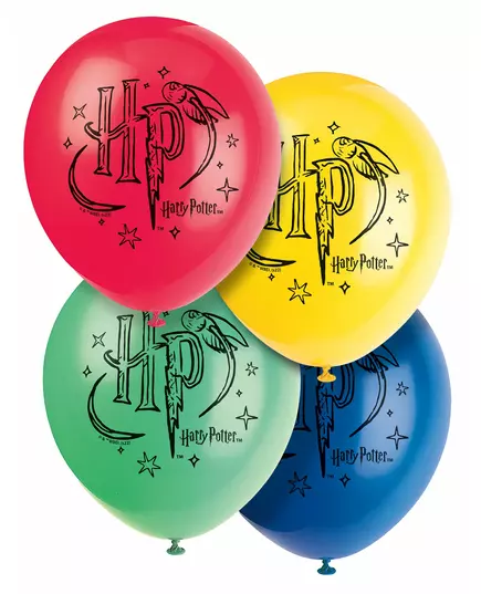 8 Ballons en latex Harry Potter™ 30 cm