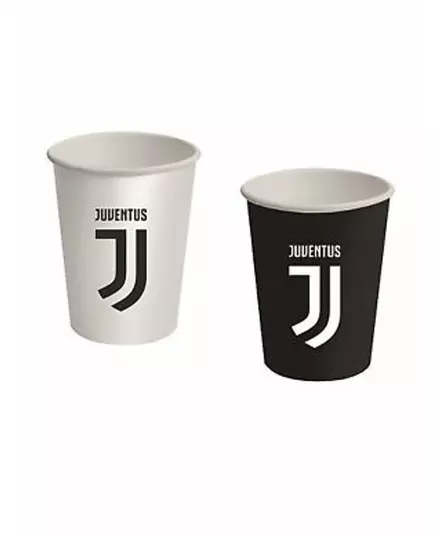 8 Gobelets en carton Juventus™ 250 ml