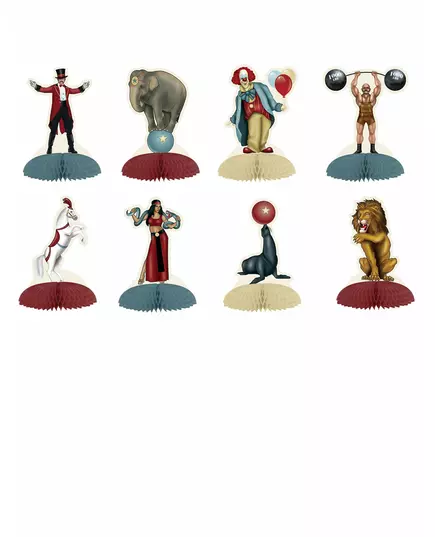 8 mini Vintage Circus