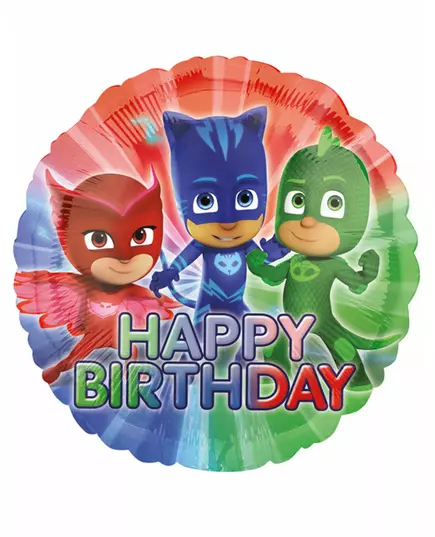 Ballon aluminium Pyjamasques ™ Hapy Birthday 43 cm
